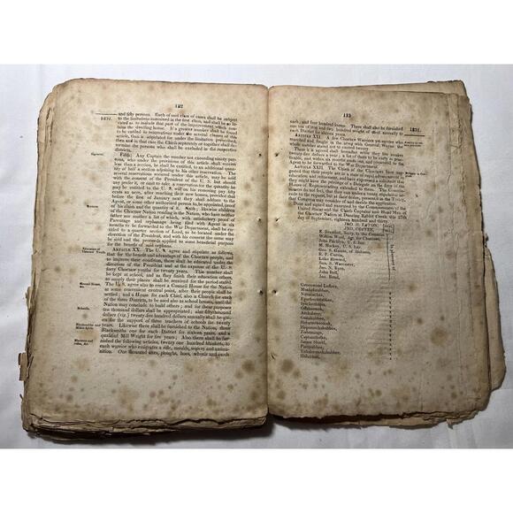 1831 Acts Congress Railroad Native American Treaty Patents Laws Andrew Jackson - Picture 5 of 8